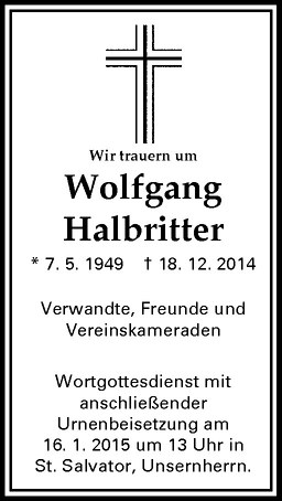 Halbritter Wolfgang