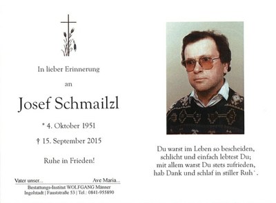 Schmailzl Josef