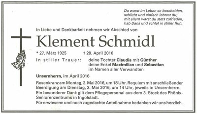 Schmidl Klement +